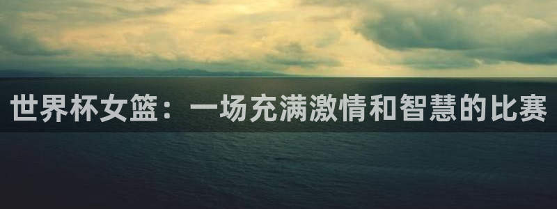 2026世界杯官网：世界杯女篮：一场充满激情和智慧的比赛